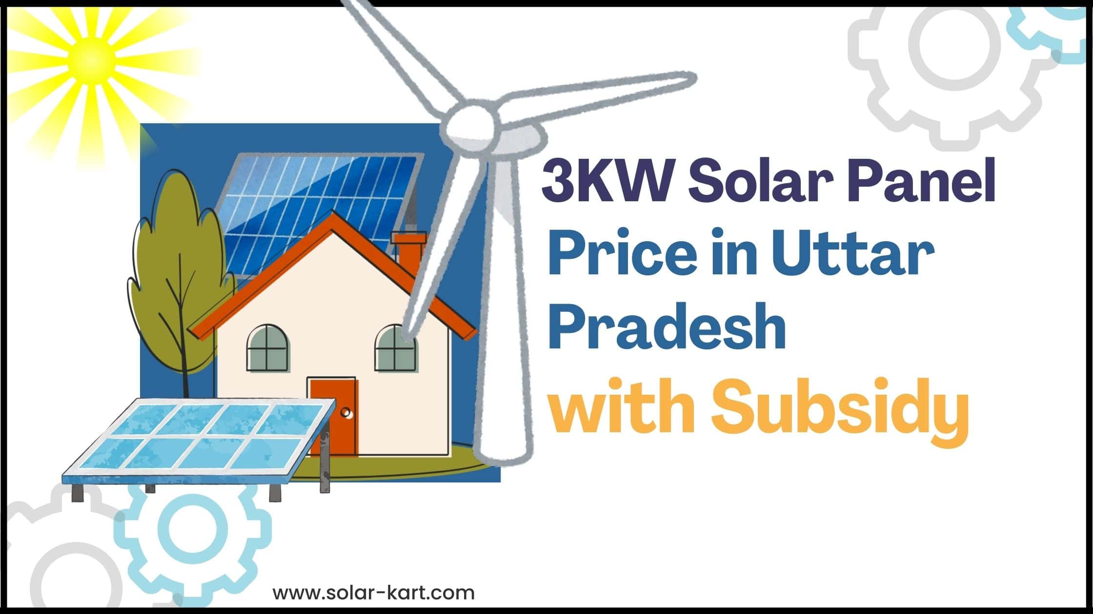 3kW Solar Panel Price in Uttar Pradesh with Subsidy