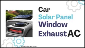 Car Solar Powered Window Exhaust AC