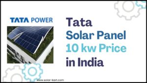 Tata Solar Panel 10KW Price in India