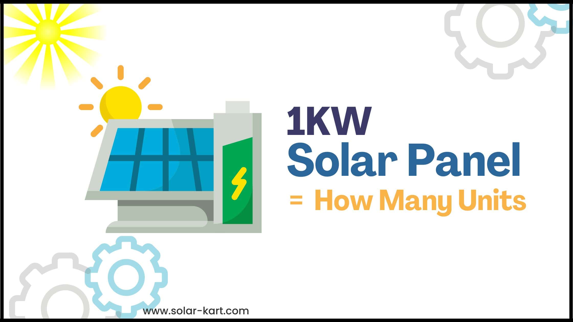 1KW Solar Panel Produce How Many Units Per Day