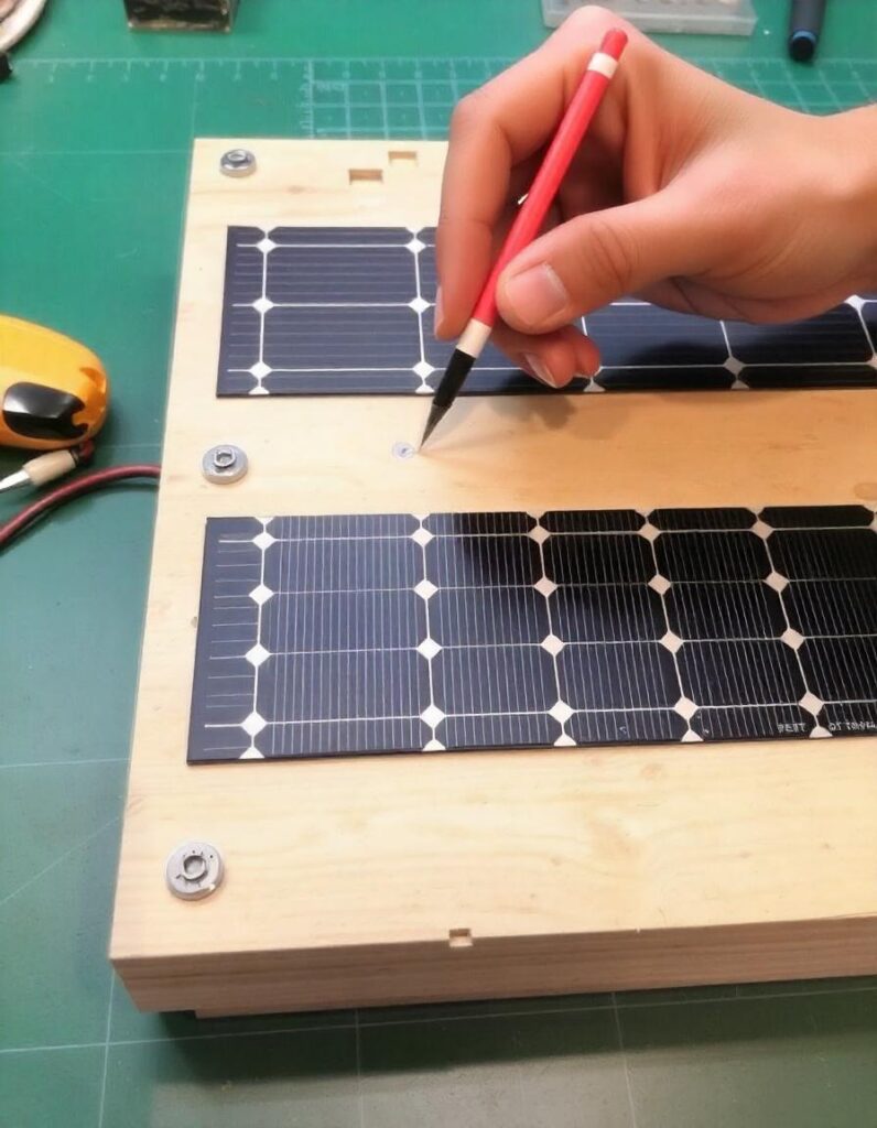 how to make solar panel for school project