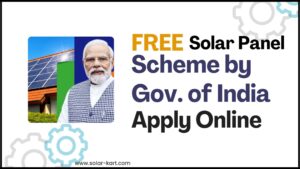 free solar panel scheme by government of India apply online